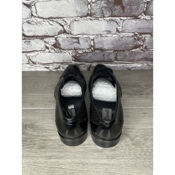 F. Crunell Vero Cuoio Black Leather Cap Toe Designer Dress Shoes Men 42EU/9M US - Picture 5 of 16